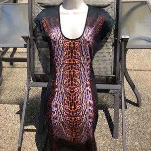 Markdown!EUC Just Cavalli Dress, Black, multicolor